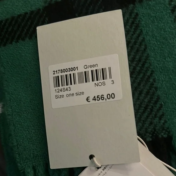 Burberry Green Plaid Scarf - Picture 6 of 8